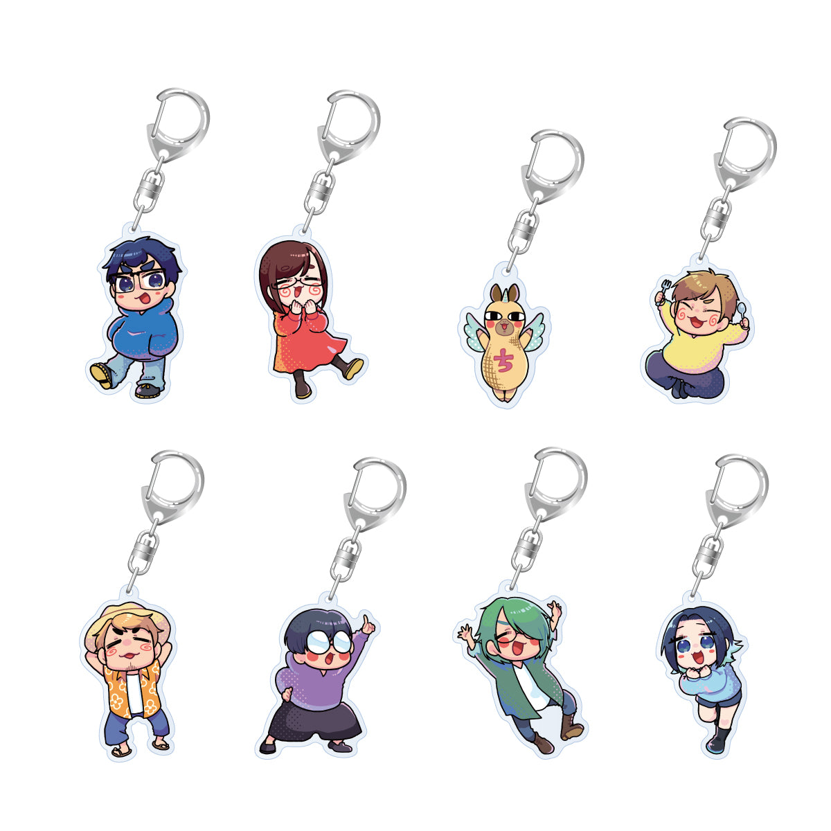 ちーなっつ！ぞろぞろアクリルキーホルダー